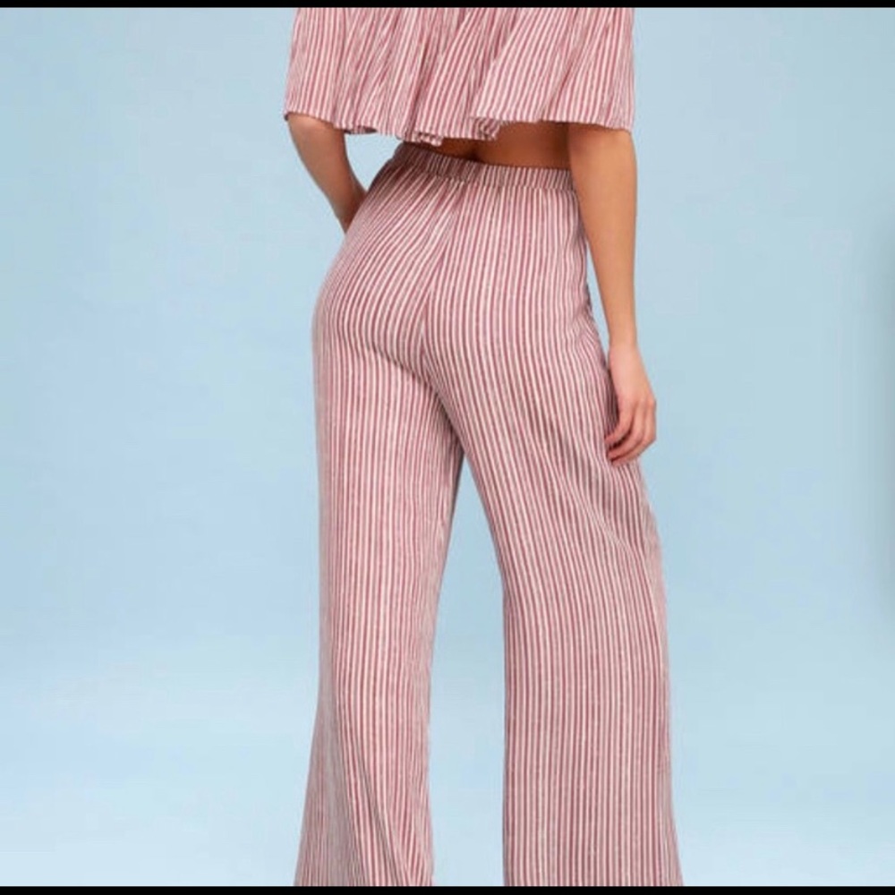 Lulu’s Two Piece Mauve Jumpsuit - Picture 2 of 5